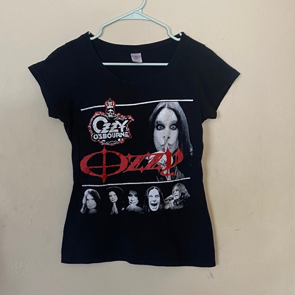 Ozzy Osbourne Women's Black Graphic Tee - Picture 1 of 7
